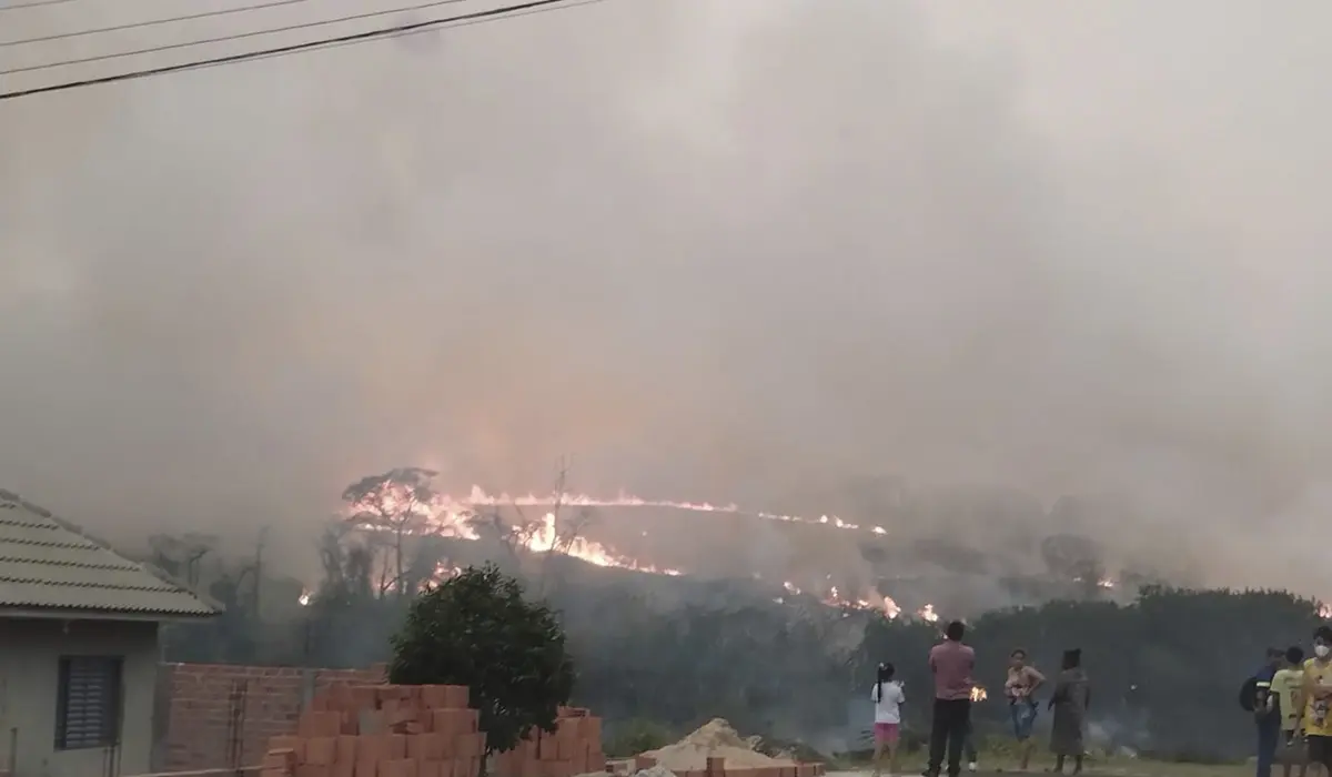 Incêndio Destrói Área de Preservação Ambiental em Cornélio Procópio