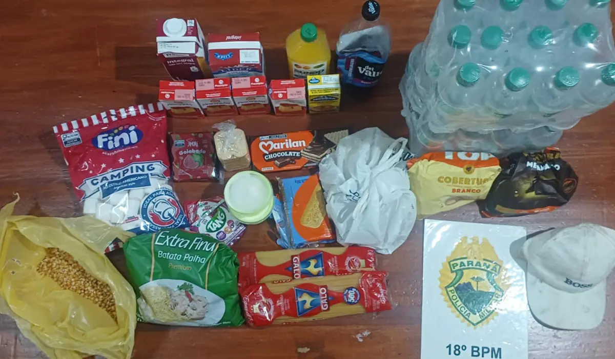 Homem é preso após furtar mantimentos de projeto social em Bandeirantes