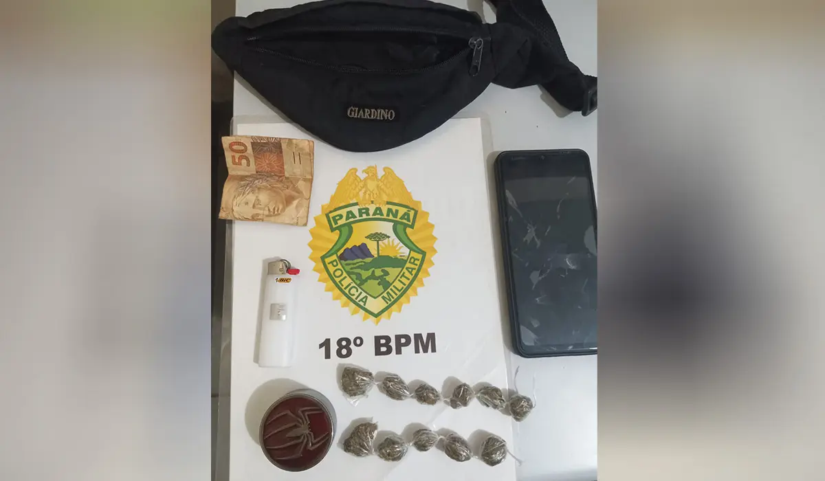 ADOLESCENTE É APREENDIDO COM DR0GAS EM ITAMBARACÁ