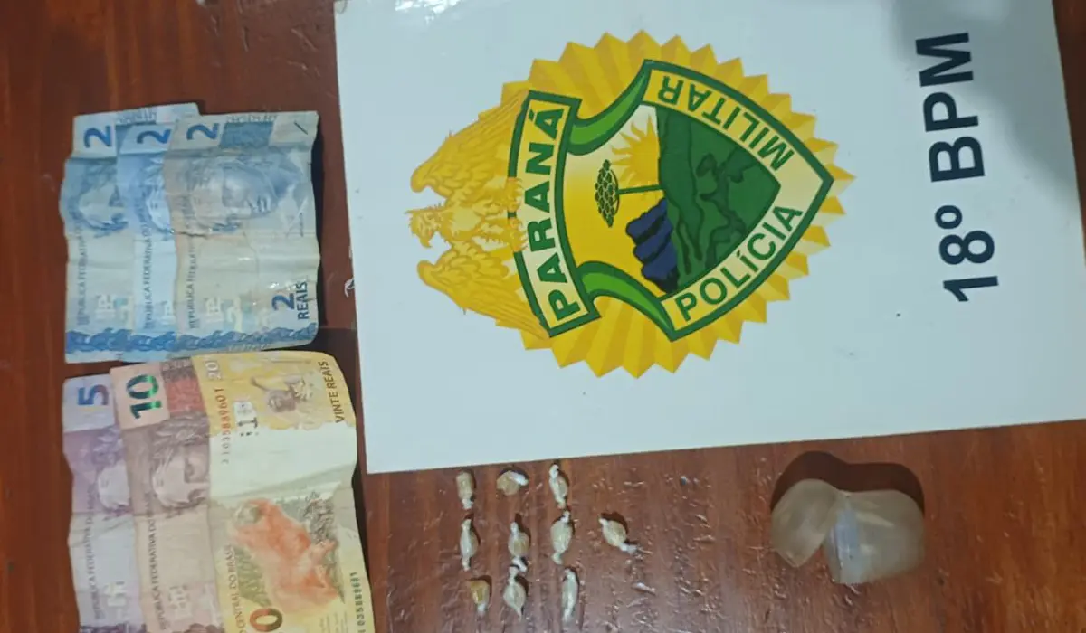 Homem é preso por tráfico de drogas na Linha do Trem, em Bandeirantes