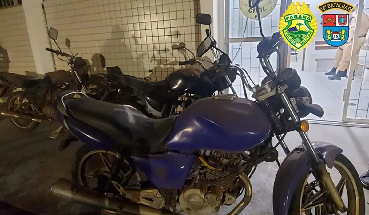 Ação Policial em Cornélio Procópio Resulta na Apreensão de Adolescente e Recuperação de Motocicletas Furtadas