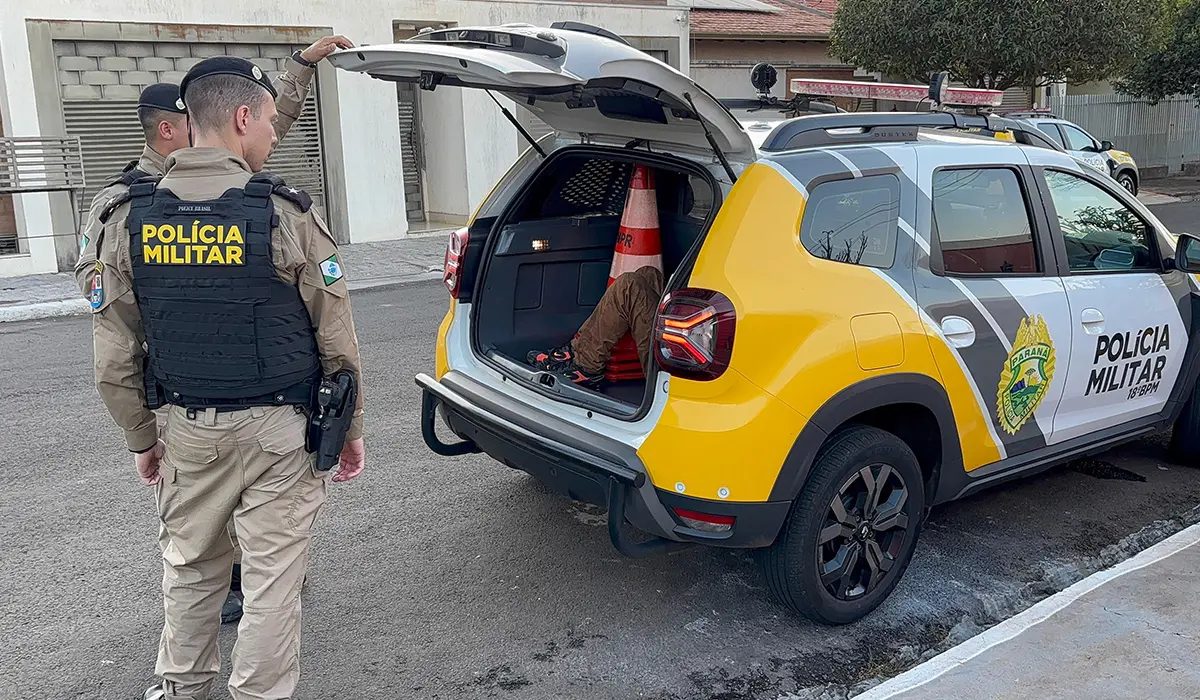 Homem é detido após ameaçar esposa e filha em Cornélio Procópio