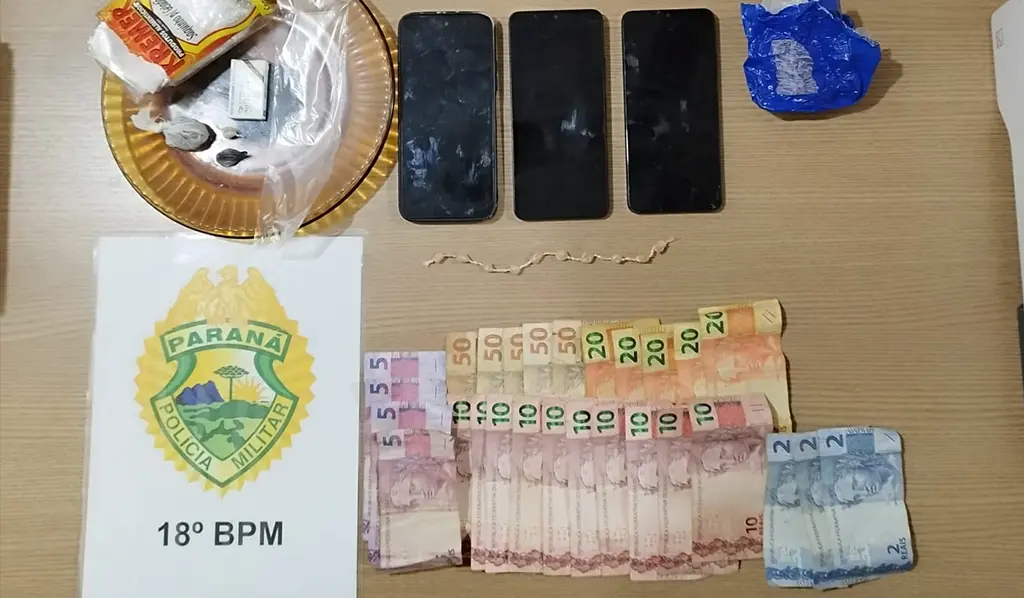 Adolescente de 17 anos denuncia agressões e PM apreende drogas e dinheiro em Sertaneja