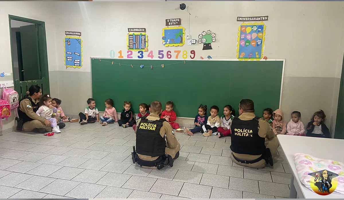 Polícia Militar de Bandeirantes e Andirá lança projeto de visitas comunitárias a CMEIs