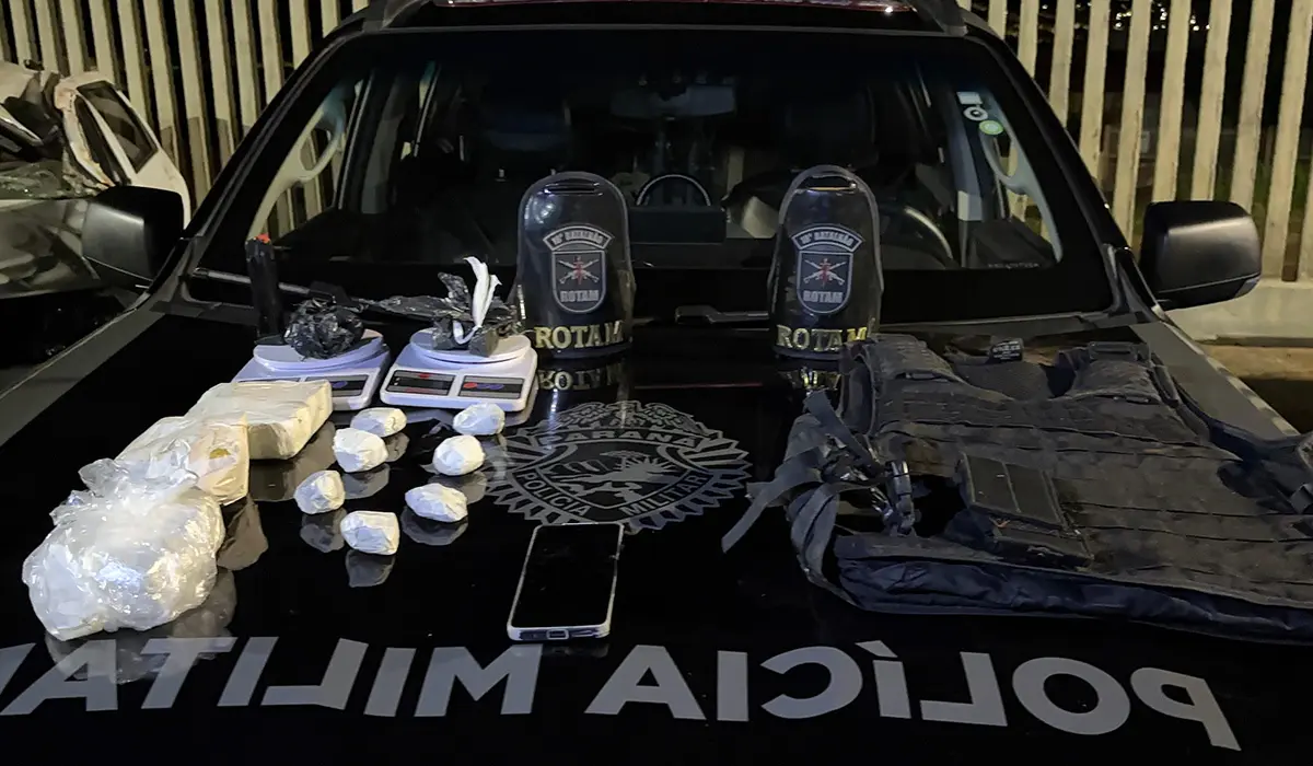 Homem é executado a tiros na Vila Nova em Cornélio Procópio; suspeito é preso com drogas e material bélico