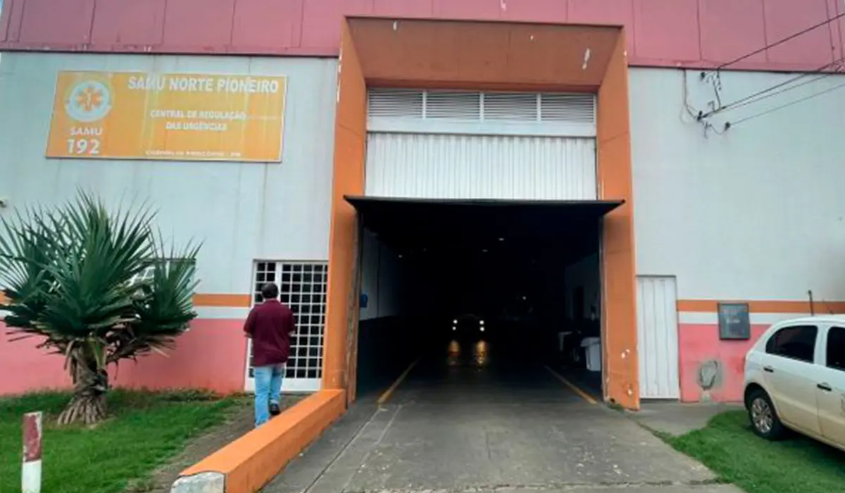 Adolescente causa dano em portão do SAMU ao pedir socorro para o pai em Cornélio Procópio